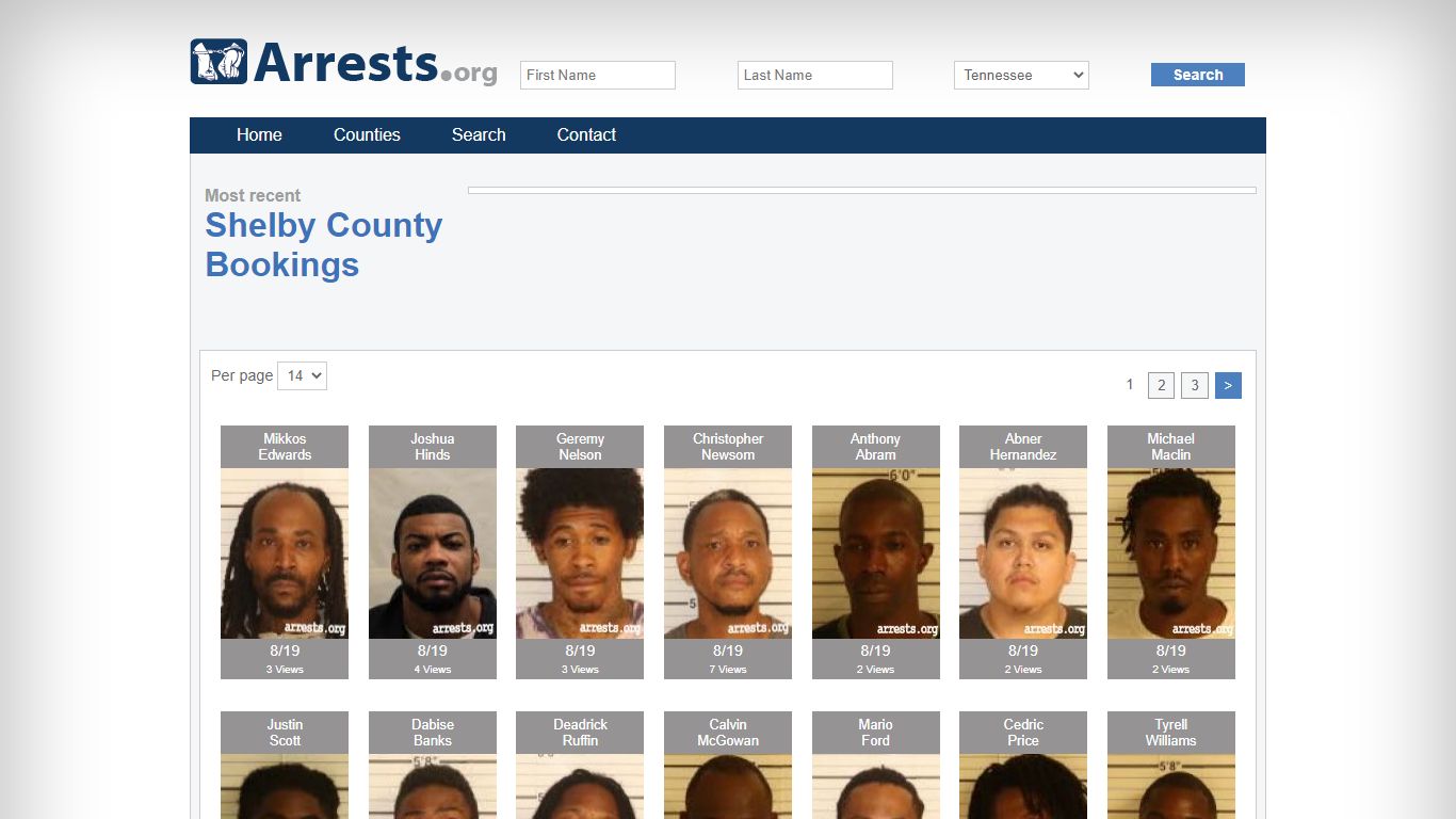 Shelby County Arrests and Inmate Search